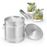 HENDI Ice bucket dubbel walled, BarUp, 5L, Silver, ⌀200x(H)230mm