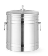 HENDI Ice bucket dubbel walled, BarUp, 5L, Silver, ⌀200x(H)230mm