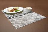 HENDI Placemat, geometric pattern, HENDI, grön, 6 pcs., 450x300mm