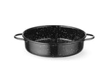 HENDI Casserole dish, enamelled, HENDI, svart, ⌀100x(H)40mm, rund
