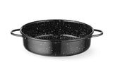 HENDI Casserole dish, enamelled, HENDI, svart, ⌀100x(H)40mm, rund