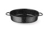 HENDI Casserole dish, enamelled, HENDI, svart, ⌀100x(H)40mm, rund
