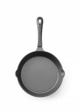 HENDI Cast iron skillet, HENDI, svart, ⌀165x(H)35mm, rund
