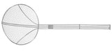 HENDI Chips scoop, HENDI, ⌀160x470mm
