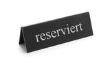 HENDI Table sign reserved, HENDI, reserved, 130x30x(H)38mm