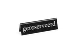 HENDI Table sign reserved, HENDI, reserved, 130x30x(H)38mm