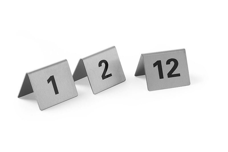 HENDI Tablestand numbers, HENDI, Numbers 1-12, 50x35x(H)40mm