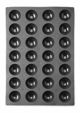 HENDI Silicone mould SEMI-SPHERE, HENDI, 600x395x(H)35mm, rund