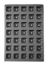 HENDI Silicone mould SQUARE, HENDI, 570x375x(H)25mm, Square