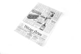 HENDI Greaseproof paper, HENDI, Newspaper print, 500 pcs., 305x305mm