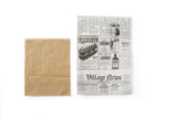 HENDI Greaseproof paper, HENDI, Newspaper print, 500 pcs., 305x305mm