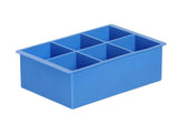 HENDI Ice cube mould XL, BarUp, blå, 170x110x(H)52mm