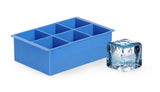 HENDI Ice cube mould XL, BarUp, blå, 170x110x(H)52mm