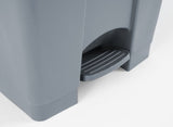 HENDI Pedal bin, AmerBox, 68L, Light grey, 490x410x(H)660mm