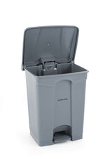 HENDI Pedal bin, AmerBox, 68L, Light grey, 490x410x(H)660mm