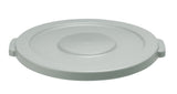 HENDI Lid för rund waste bin, AmerBox, fits 691038, Light grey, ⌀570x(H)35mm