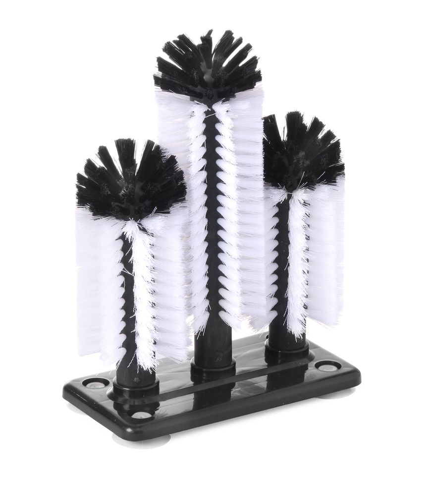 HENDI Glass brushes, BarUp, 185x95x(H)230mm