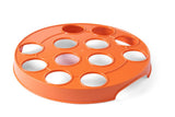 HENDI Beer glass carrier, BarUp, Orange, ⌀315x(H)35mm