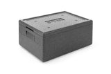 HENDI Thermal insulation behållare, HENDI, Kitchen Line, GN 1/1, 46L, svart, 600x400x(H)320mm
