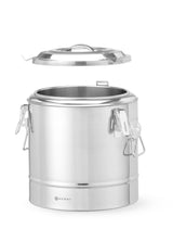 HENDI Insulated portable behållare, HENDI, Kitchen Line, 11L, Silver, ⌀300x(H)345mm