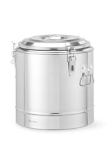 HENDI Insulated portable behållare, HENDI, Kitchen Line, 11L, Silver, ⌀300x(H)345mm