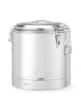 HENDI Insulated portable behållare, HENDI, Kitchen Line, 11L, Silver, ⌀300x(H)345mm