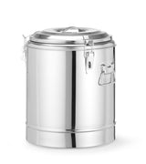 HENDI Insulated portable behållare, HENDI, Kitchen Line, 11L, Silver, ⌀300x(H)345mm