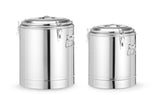 HENDI Insulated portable behållare, HENDI, Kitchen Line, 11L, Silver, ⌀300x(H)345mm