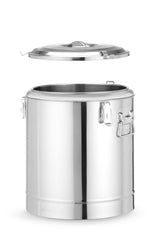 HENDI Insulated portable behållare, HENDI, Kitchen Line, 11L, Silver, ⌀300x(H)345mm