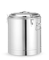 HENDI Insulated portable behållare, HENDI, Kitchen Line, 11L, Silver, ⌀300x(H)345mm