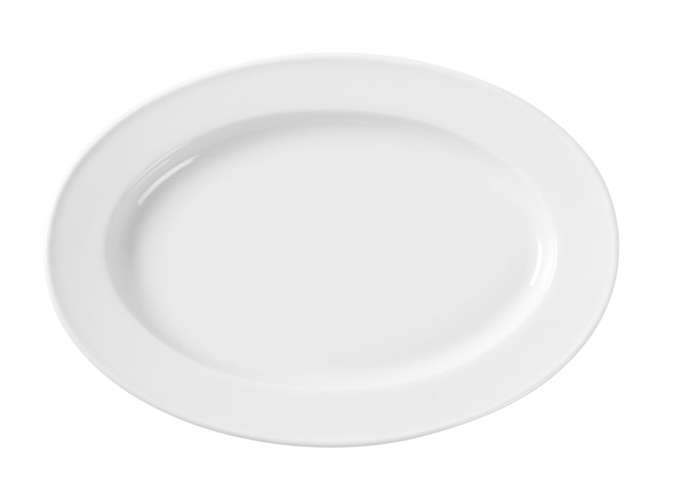 HENDI Oval dish, HENDI, vit, 290x200mm