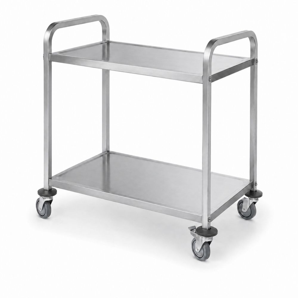 HENDI Serving vagn, slim, bolted, HENDI, Silver, 745x398x(H)810mm