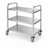 HENDI Serving vagn, slim, bolted, HENDI, Silver, 745x398x(H)810mm