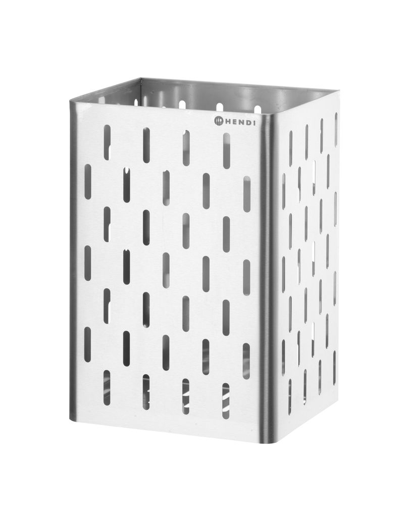 HENDI Paper towel bin, HENDI, 35L, Silver, 220x270x(H)400mm