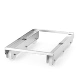 HENDI vagn för containers, 6 wheels, HENDI, för 600x400 mm containers, Silver, 655x415x(H)130mm