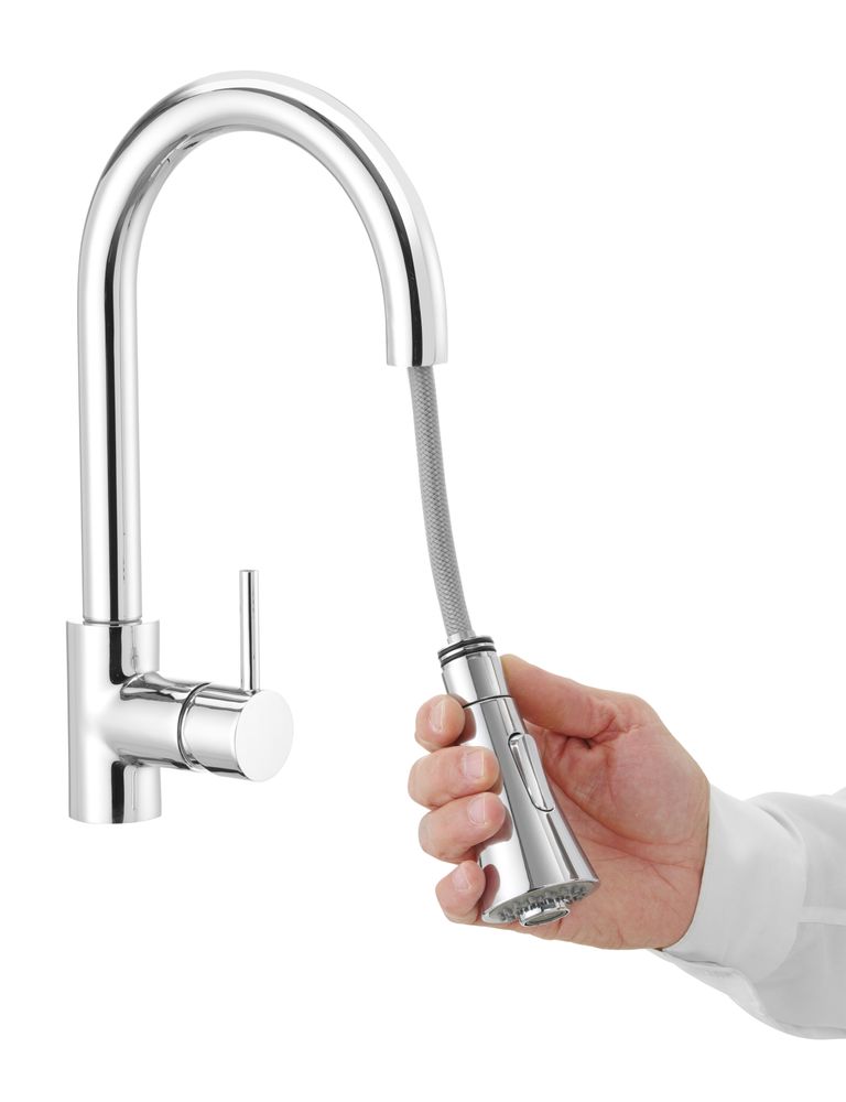 HENDI Pull-out kitchen tap, HENDI, 370x50x(H)110mm
