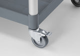 HENDI 3-shelf polypropylene service cart, large, AmerBox, 1010x500x(H)960mm