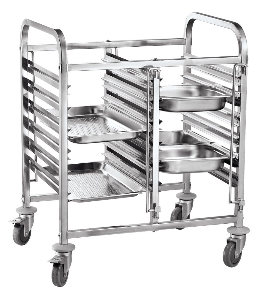 HENDI dubbel mobile vagn - 12 x GN 1/1, HENDI, 810x610x(H)960mm