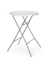 HENDI Bar table, AmerBox, max. load 80 kg., vit, ⌀800x(H)1100mm