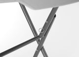 HENDI Bar table, AmerBox, max. load 80 kg., vit, ⌀800x(H)1100mm