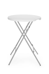 HENDI Bar table, AmerBox, max. load 80 kg., vit, ⌀800x(H)1100mm