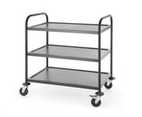 HENDI Serving vagn matt svart, HENDI, 905x585x(H)945mm