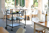 HENDI Serving vagn matt svart, HENDI, 905x585x(H)945mm