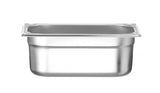 HENDI GN 1/4 behållare, HENDI, Profi Line PLUS, GN 1/4, 0,9L, Silver, 265x162x(H)20mm