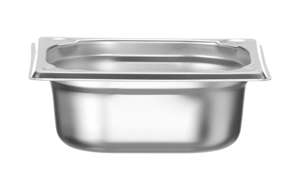 HENDI GN 1/6 behållare, HENDI, Profi Line PLUS, GN 1/6, 1L, Silver, 176x162x(H)65mm