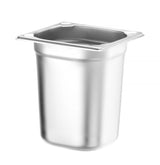 HENDI GN 1/6 behållare, HENDI, Profi Line PLUS, GN 1/6, 1L, Silver, 176x162x(H)65mm