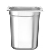 HENDI GN 1/6 behållare, HENDI, Profi Line PLUS, GN 1/6, 1L, Silver, 176x162x(H)65mm
