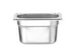 HENDI GN 1/9 behållare, HENDI, Profi Line PLUS, GN 1/9, 0,6L, Silver, 176x108x(H)65mm