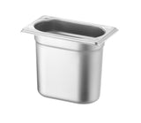 HENDI GN 1/9 behållare, HENDI, Profi Line PLUS, GN 1/9, 0,6L, Silver, 176x108x(H)65mm
