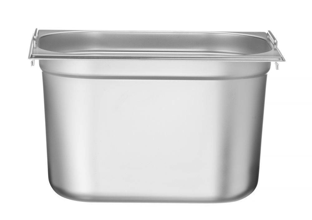 HENDI GN 1/2 behållare, dropped handles, HENDI, Profi Line PLUS, GN 1/2, 12,5L, Silver, 325x265x(H)200mm
